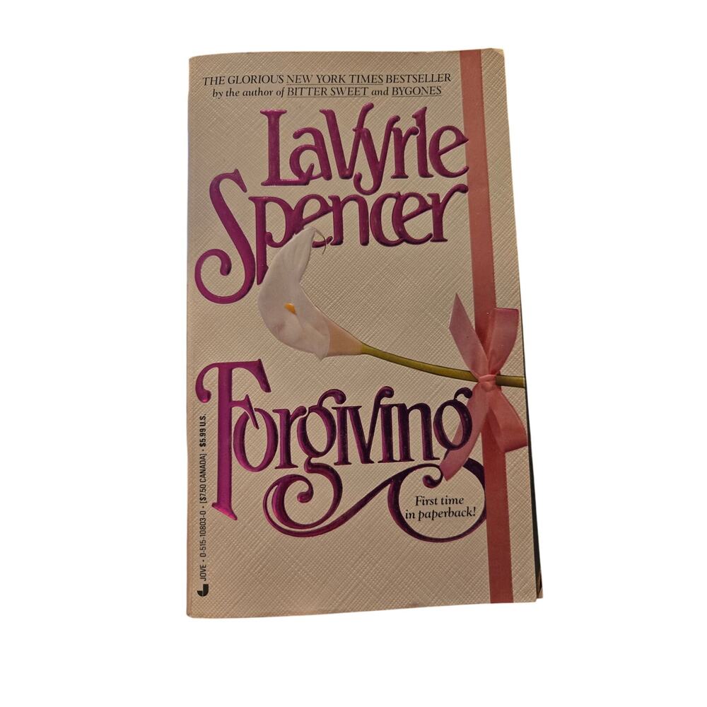 LaVyrle Spencer FORGIVING Historical Pioneer Romance Jove Novel 0515108030
